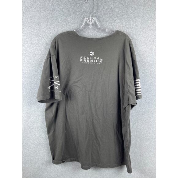 Grunt Style 2nd Amendment Pass the Ammunition Shirt Size 3XL Gray Tee MODIFIED - Picture 4 of 10